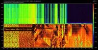 Digital decay: glitch art reflecting steganographic themes.