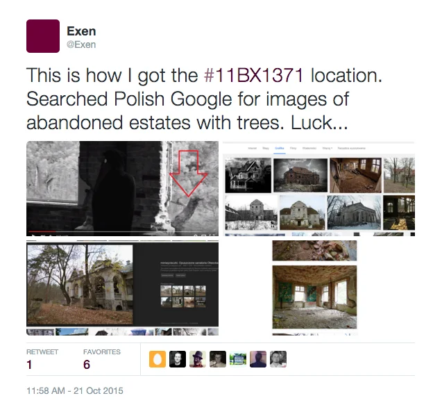 Community investigation: collaborative location hunting on Twitter.