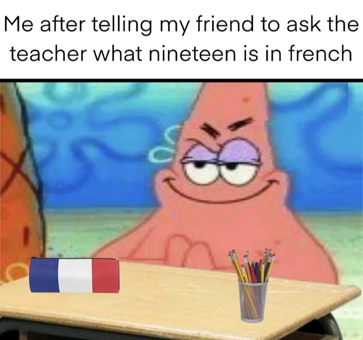 Classroom scenario: setting up the trick on a friend.