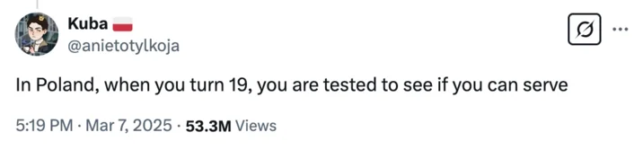 The source tweet: Kuba's viral post sparking the meme.