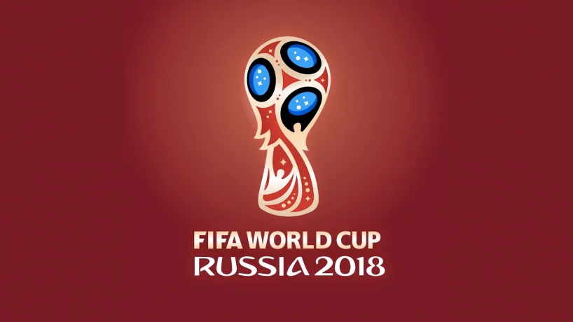 The official emblem of the 2018 FIFA World Cup, held in Russia.