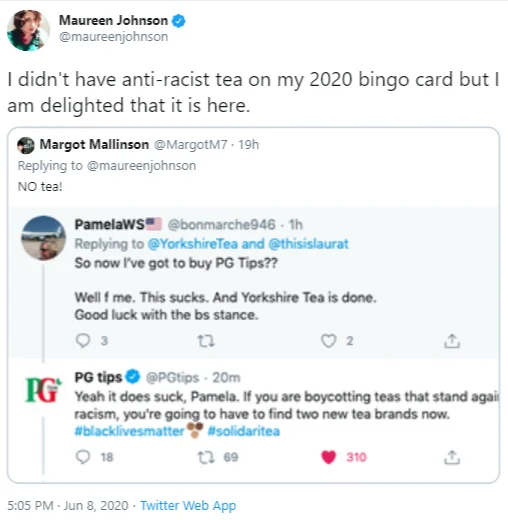 Unexpected positive: what wasn't on the card.