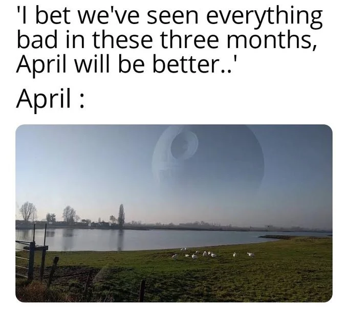 Death Star: sci-fi apocalypse in the sky.