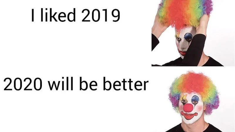 The template: clown makeup escalation format.