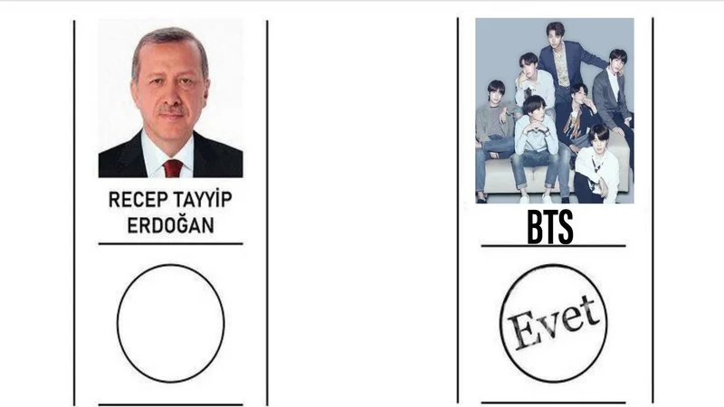 Pop culture choice: BTS over the president.