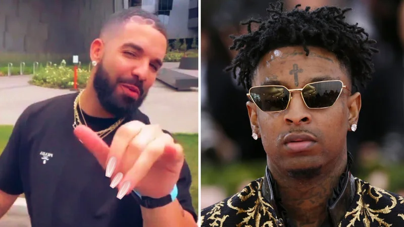 The source material: Drake and 21 Savage template.