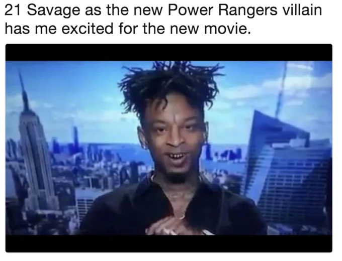 Superhero casting: 21 Savage as villain.