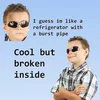The format: relatable depression humor exchange.