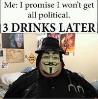 Activist variant: Guy Fawkes mask version.