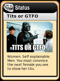 Controversial card: explicit gender mechanic.