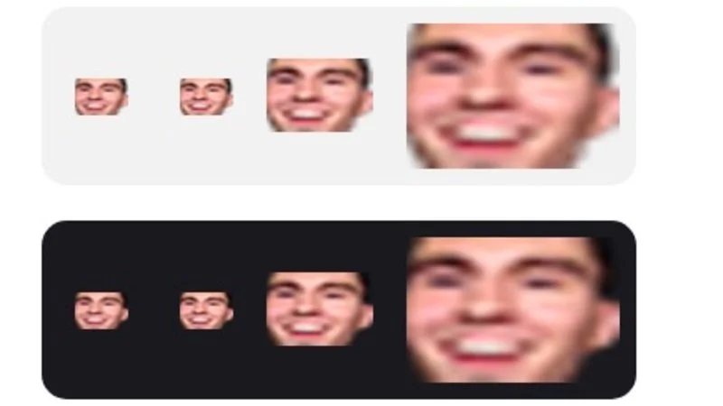 The emote: all size scales for chat use.