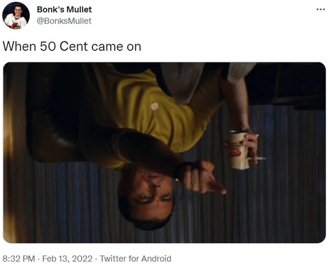 Reaction meme: yellow outfit upside-down.