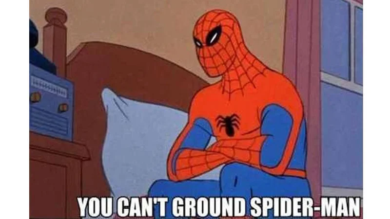 Spider-Man cannot be grounded.