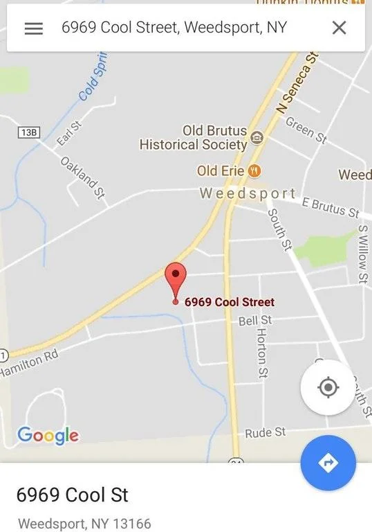 6969 Cool Street on Google Maps.