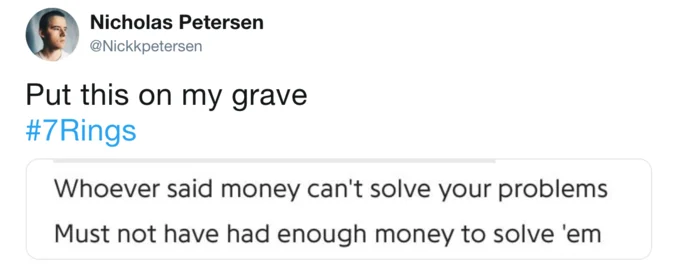 Nicholas Petersen money quote.