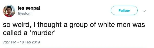 Murder collective noun variant.