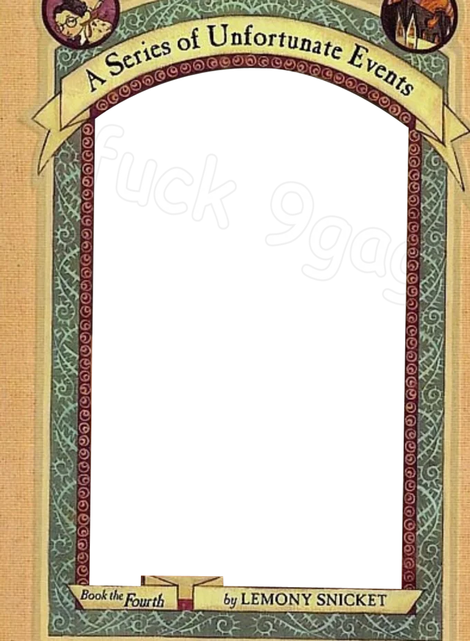 A cover parody template protesting reposts to , showing the frame with the artwork area left blank.
