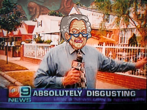 An 'Absolutely Delicious' variant of the meme, part of the broader family of edited news chyron remixes.