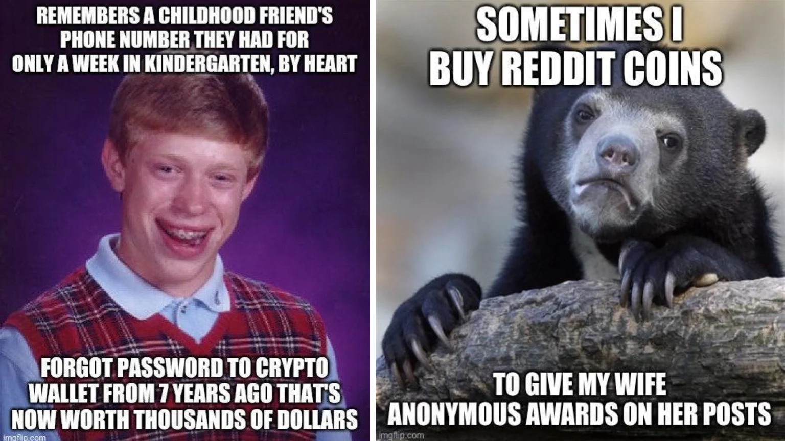 Crypto and spouse rewards.