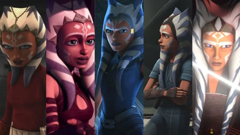 Ahsoka visual evolution.