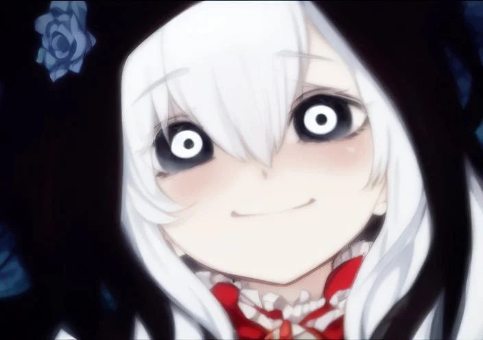 AI Anime Girls as Creepypasta Images