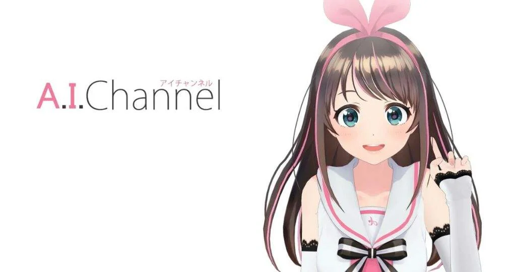The official A.I.Channel banner featuring virtual YouTuber Kizuna AI.