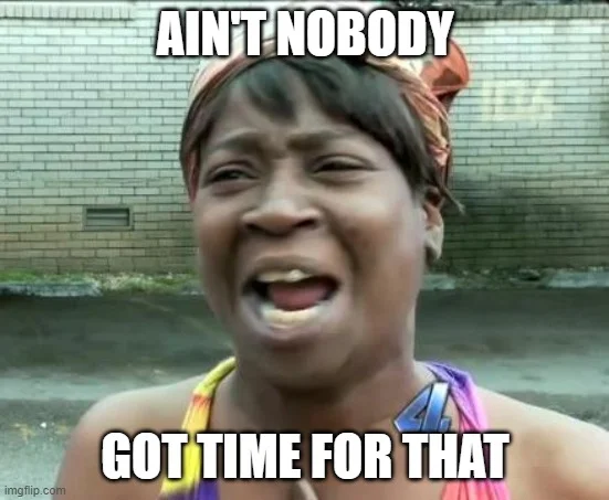 The signature dismissive attitude of the meme.
