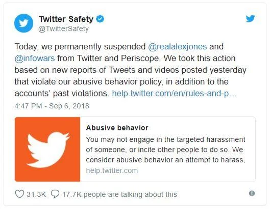 Alex Jones ambushing Twitter CEO Jack Dorsey outside a September 2018 Senate hearing.