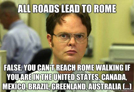 Dwight geographic Rome correction.