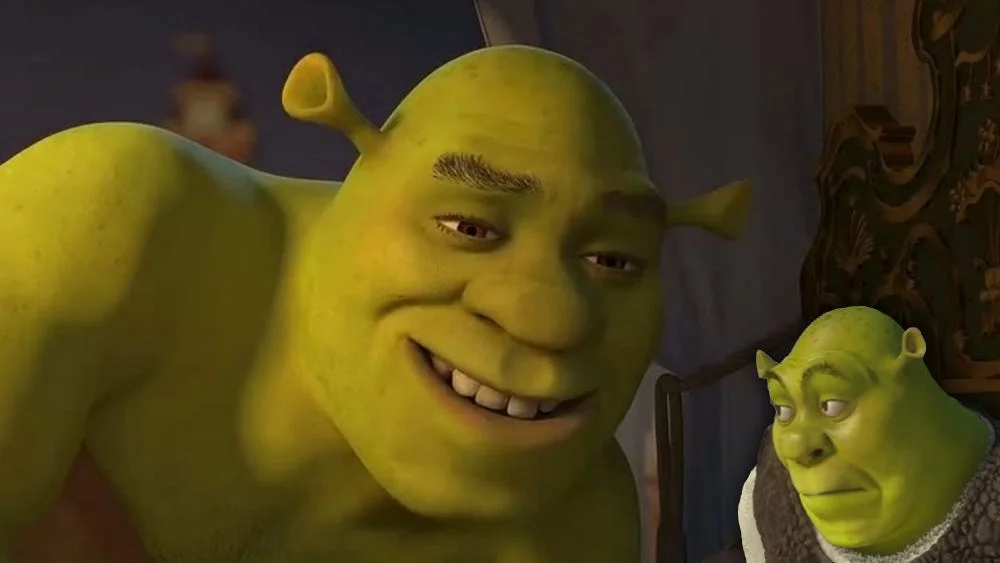 Shrek duplicate faces still.