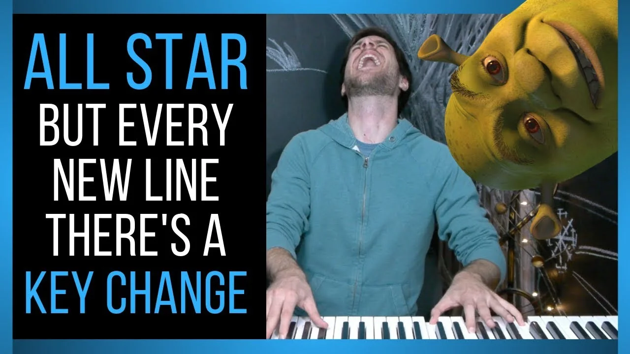 All Star key change remix.