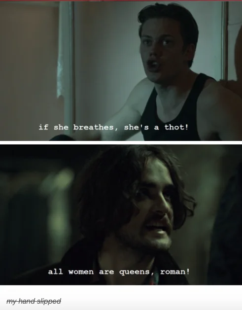 A Peaky Blinders fandom edit of the format, reimagining the exchange between two of the show's characters.