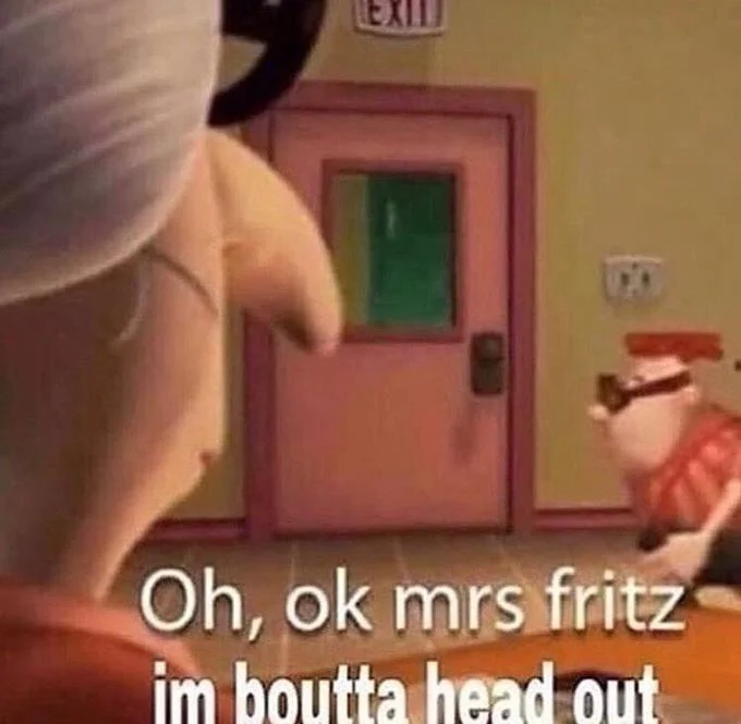 The core meme image in its widely shared portrait format, cropped from the animated show 'Carl Squared'.