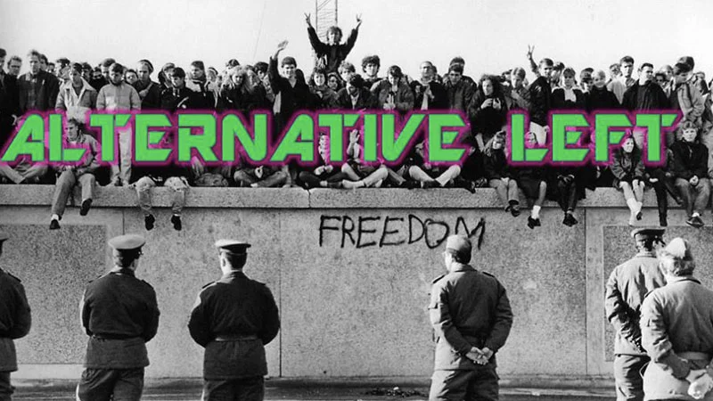 The 'Alternative Left' (alt-left) entry header image, pairing a historic protest photo with the meme's title.