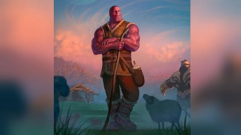The iconic Thanos farm.