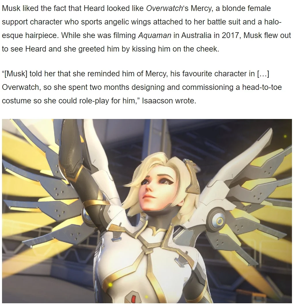 Amber Heard Mercy Cosplay