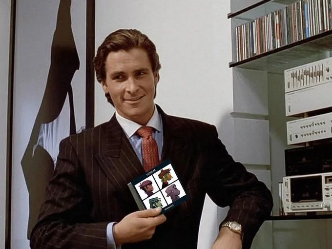 A variant of the Patrick Bateman music recommendation meme featuring the Gorillaz debut album.
