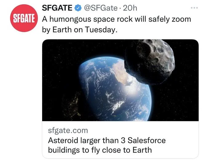Asteroid Salesforce building.