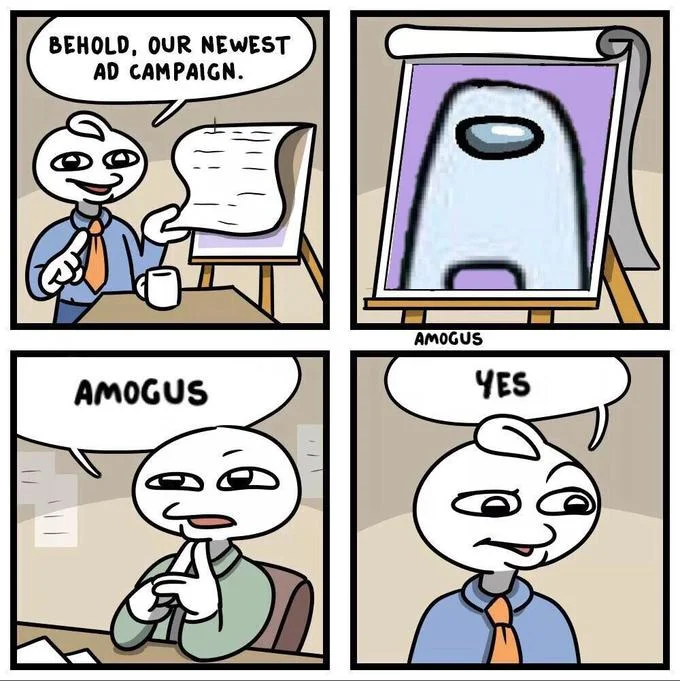 Businessman AMOGUS campaign.