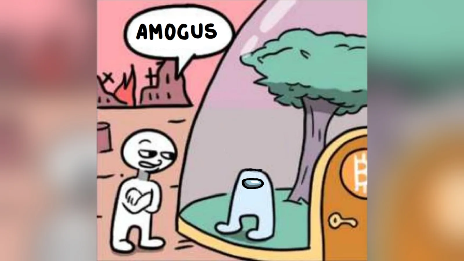 The iconic Amogus.