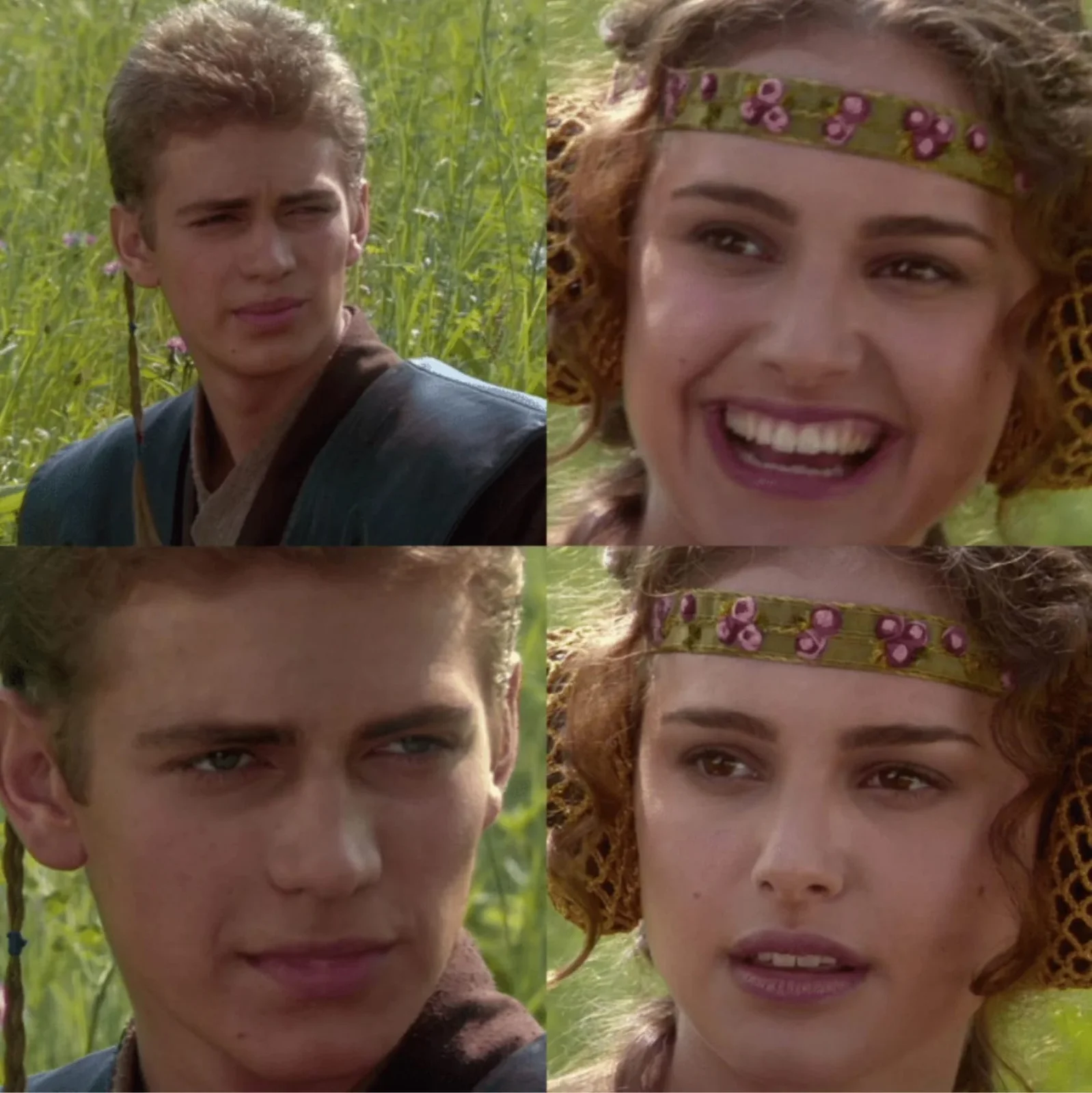 The original four-panel meme template.