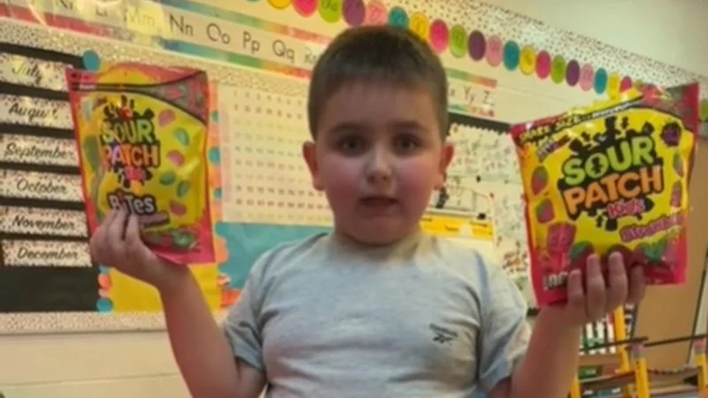 The viral candy salad classroom moment.