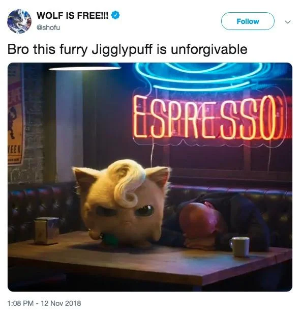 Not everyone loved the redesign — many fans, like @shofu, called the furry Jigglypuff unsettling.