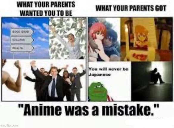 Parental expectations versus reality.