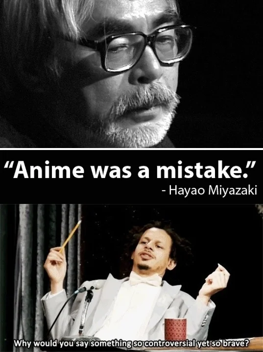 Critical statement versus reality contrast.