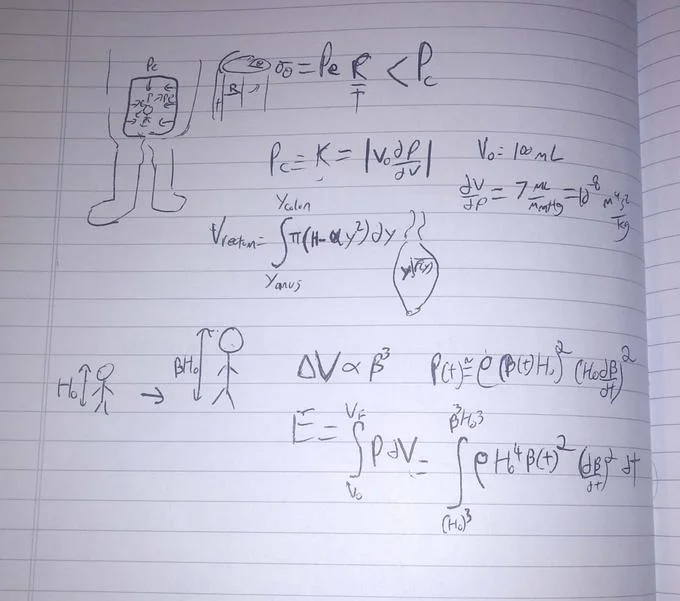 A pseudo-scientific breakdown of the physics behind the Ant-Man-inside-Thanos plan, complete with pressure and volume equations.