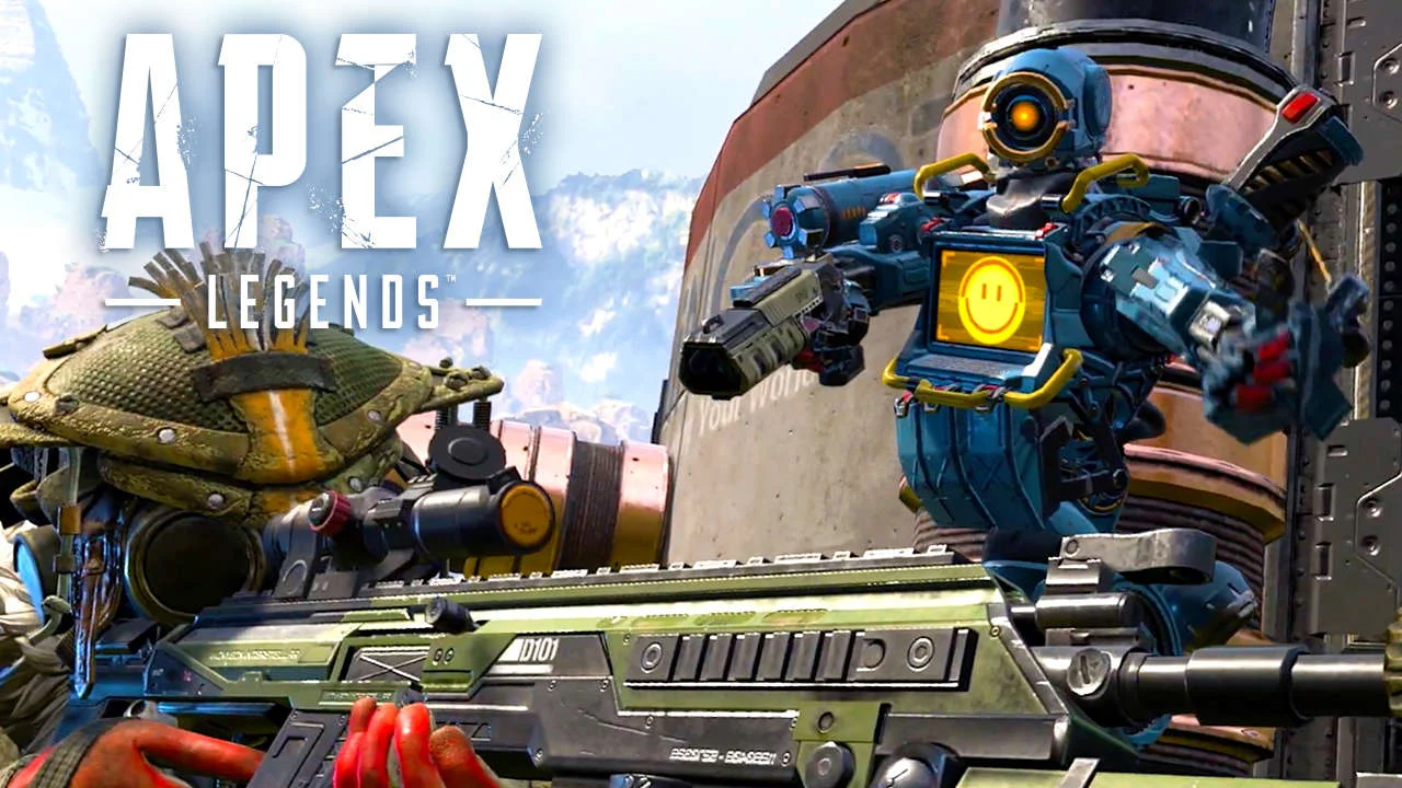 Official promotional key art for Apex Legends, the free-to-play battle royale game developed by Respawn Entertainment and released in February 2019.