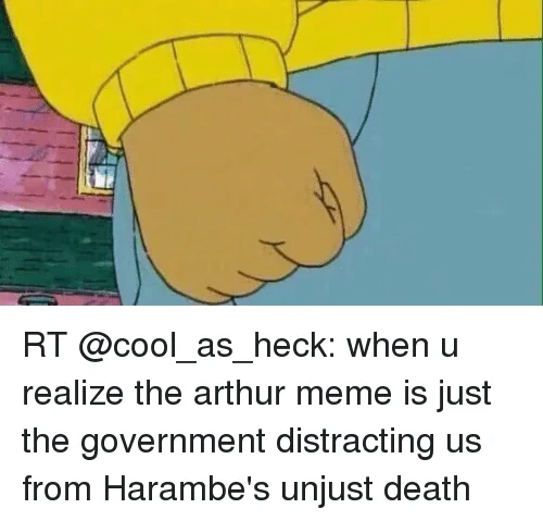Meta-commentary on multiple memes.
