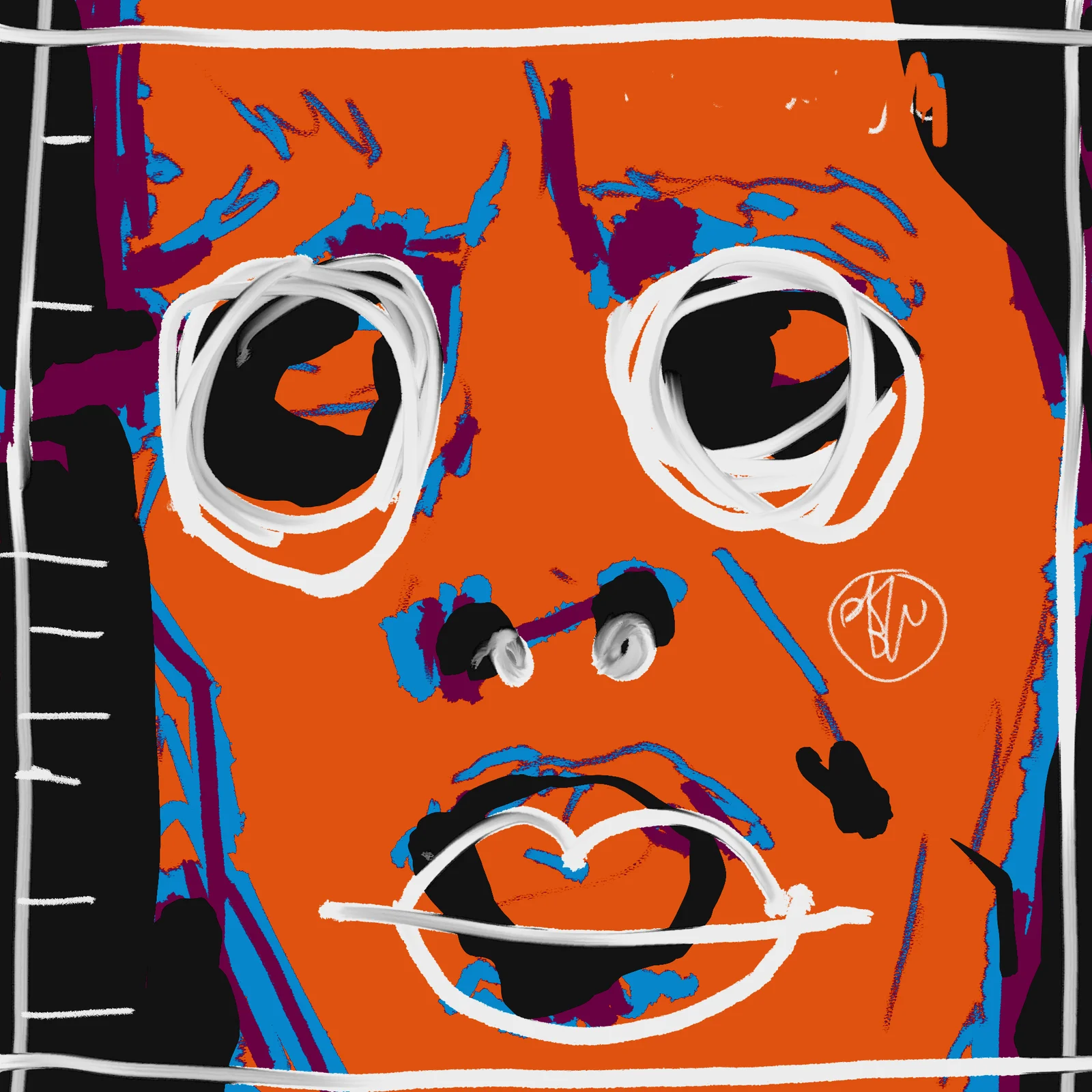 Contemporary digital art demonstration.