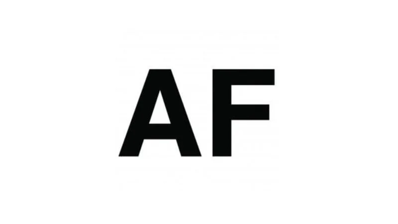 The 'AF' entry icon representing the internet slang acronym for 'as fuck.'